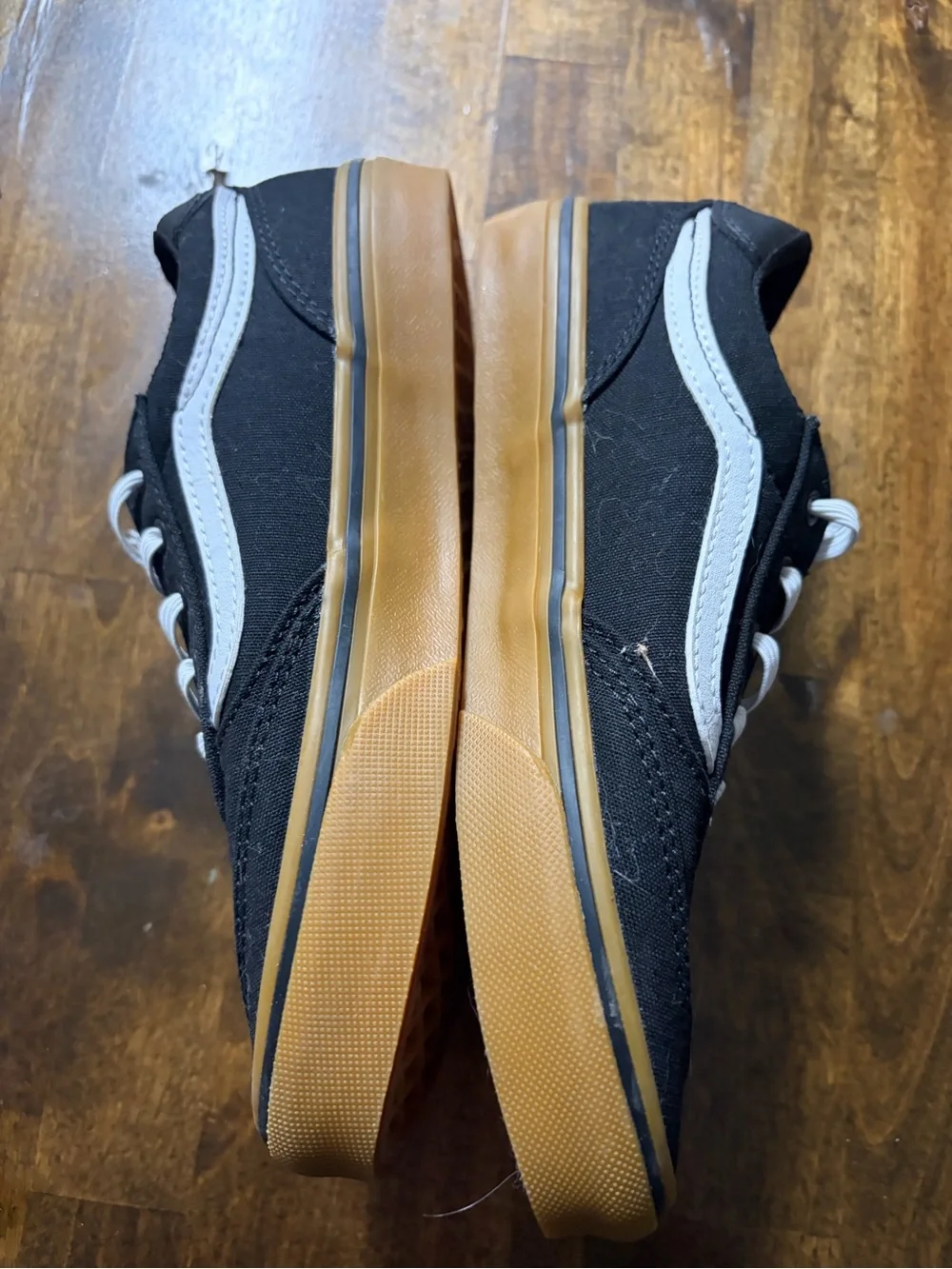 Vans Black Canvas Low-Top Brooklyn sneaker  wore once